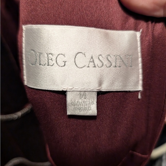 Wine velvet formal gown Size 14 - Picture 8 of 8